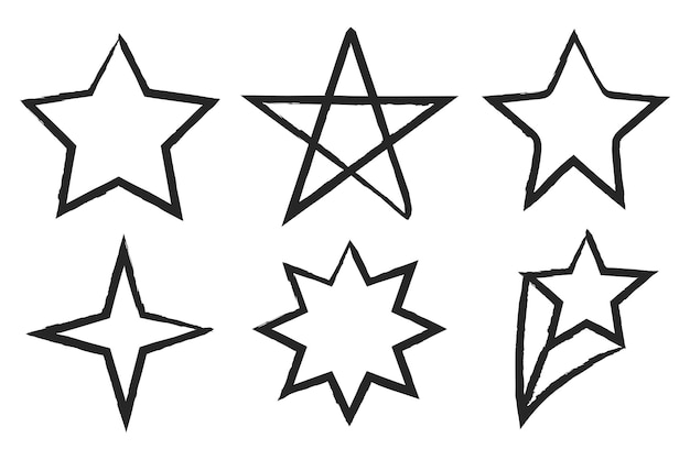 Hand Drawn Stars