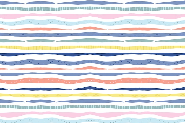 Free Vector hand drawn stripes  background