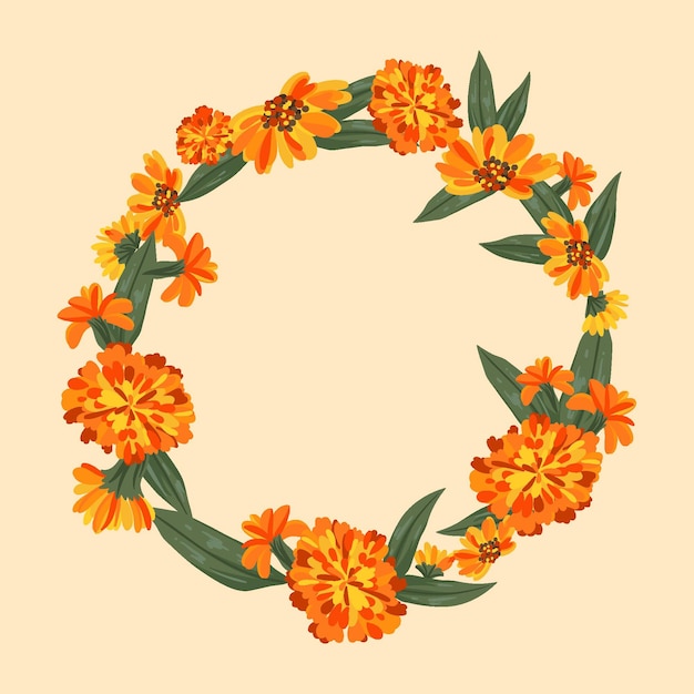 Free Vector hand drawn ugadi garland illustration