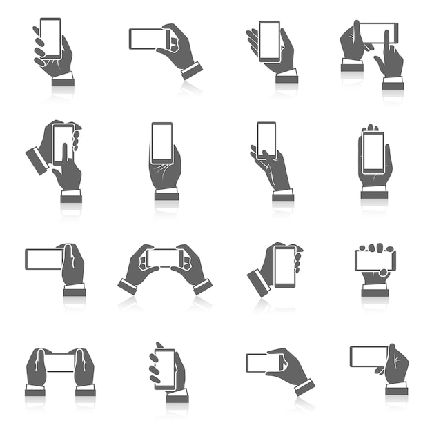 Hand Phone Icons