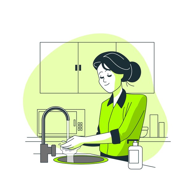 Handwashing concept illustration