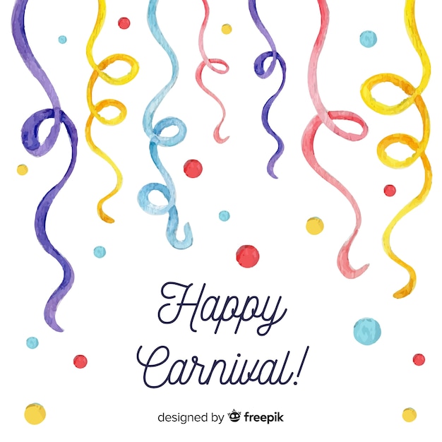 Free Vector happy carnival background