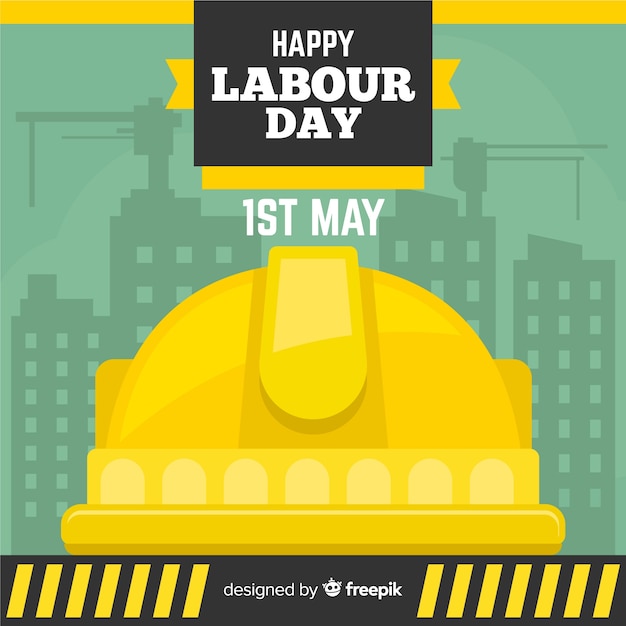 Free vector happy labour day