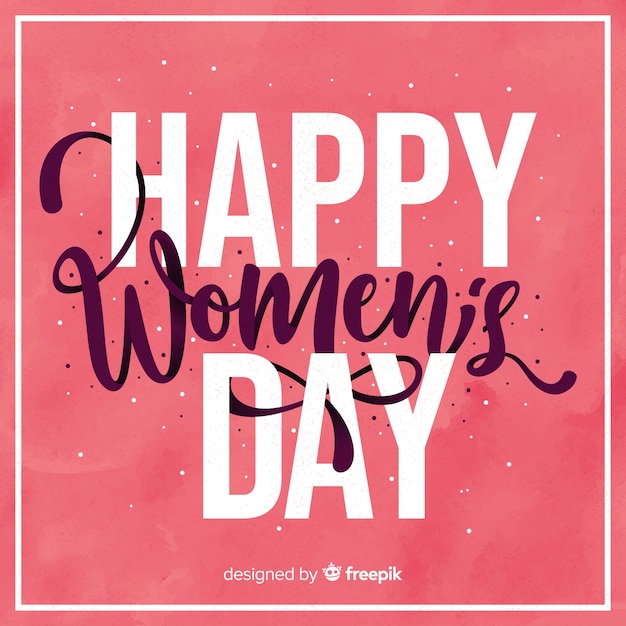 Free vector happy women's day