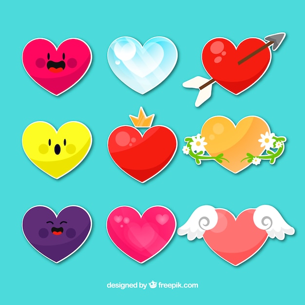 Heart collection 