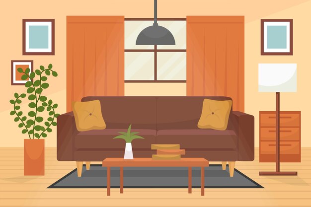 Home interior background