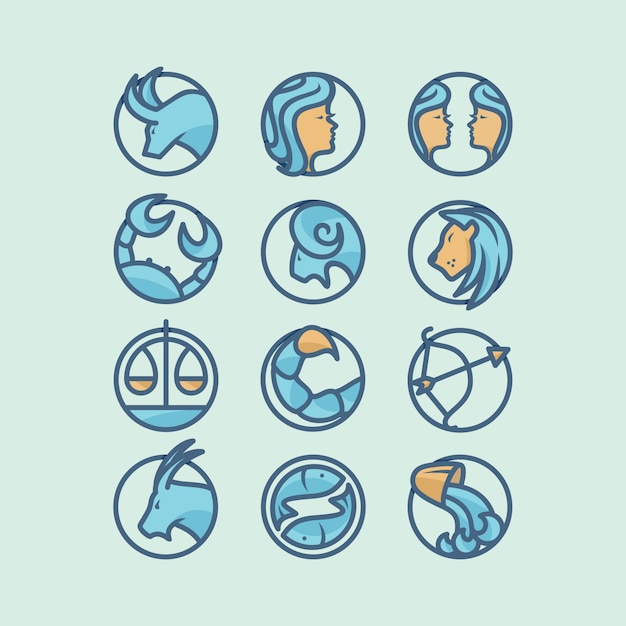 Horoscope icon design