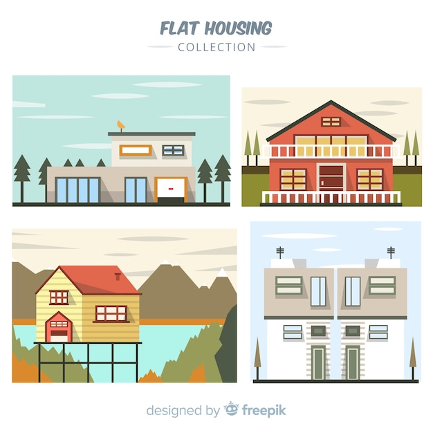 Free Vector housing collection