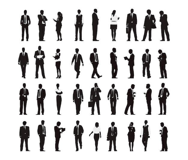 Free Vector illustration of business people