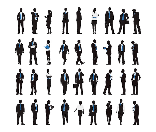 Free vector illustration of business people