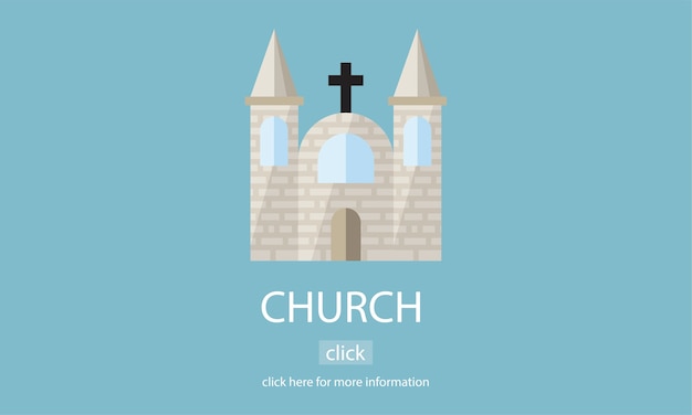 Free Vector illustration of church