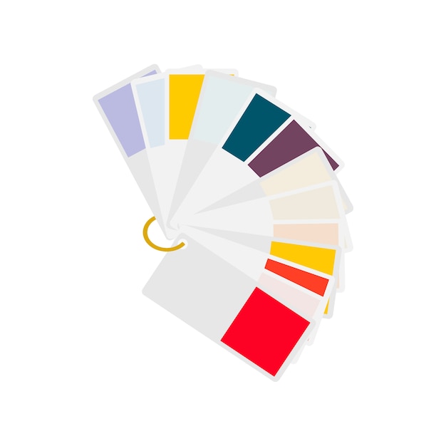 Free Vector illustration of color swatch