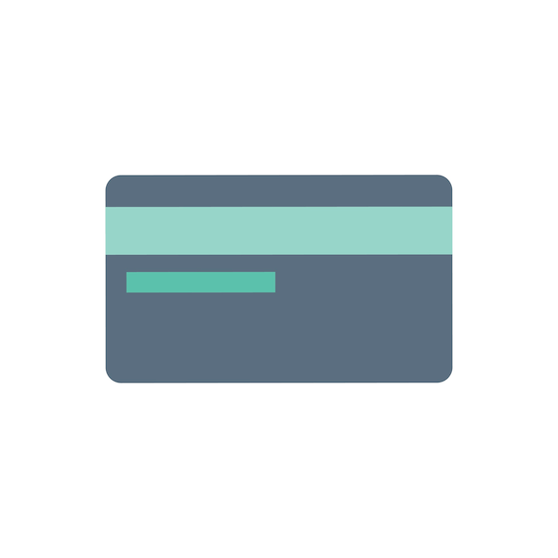 Free Vector illustration of credit card icon