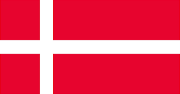 Free Vector illustration of denmark flag