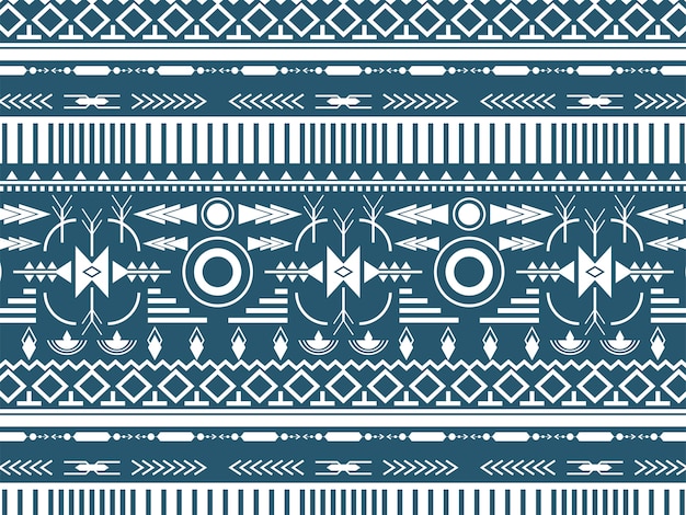 Free Vector illustration of ethnic pattern