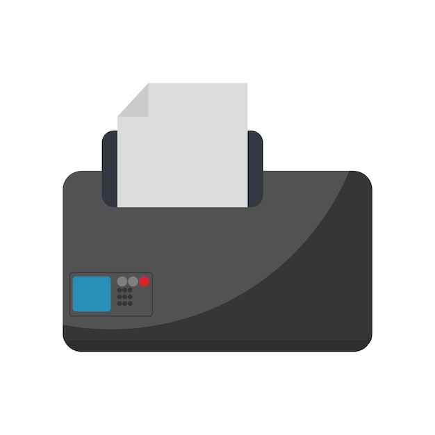 Free Vector illustration of printer