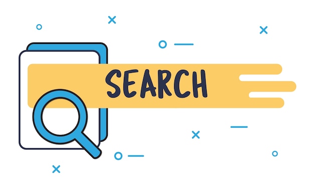 Free vector illustration of search box