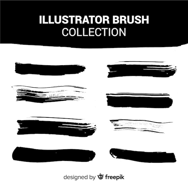 Free Vector illustrator brush collection