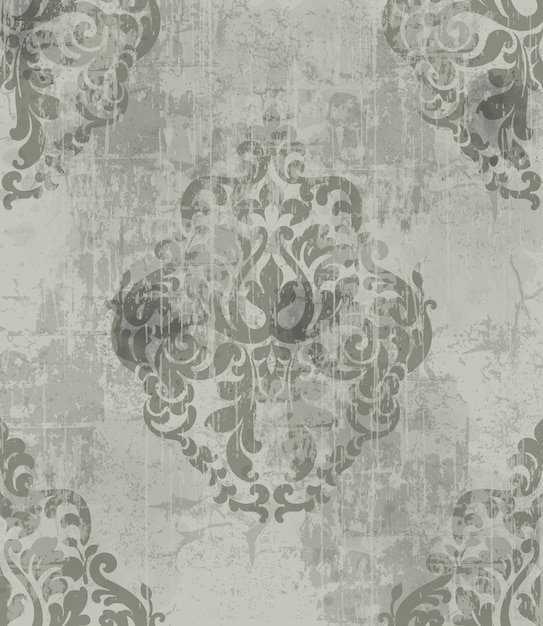 Free Vector imperial vintage ornament pattern. royal victorian . grunge style