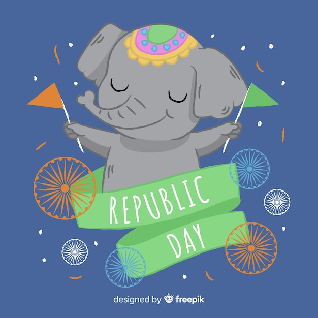 Free Vector indian republic day