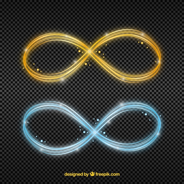 Free Vector infinity lens flare symbol 