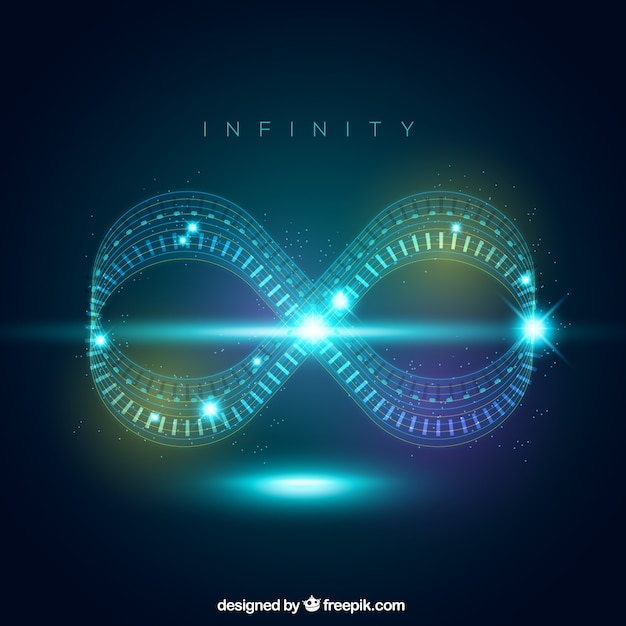 Infinity lens flare symbol