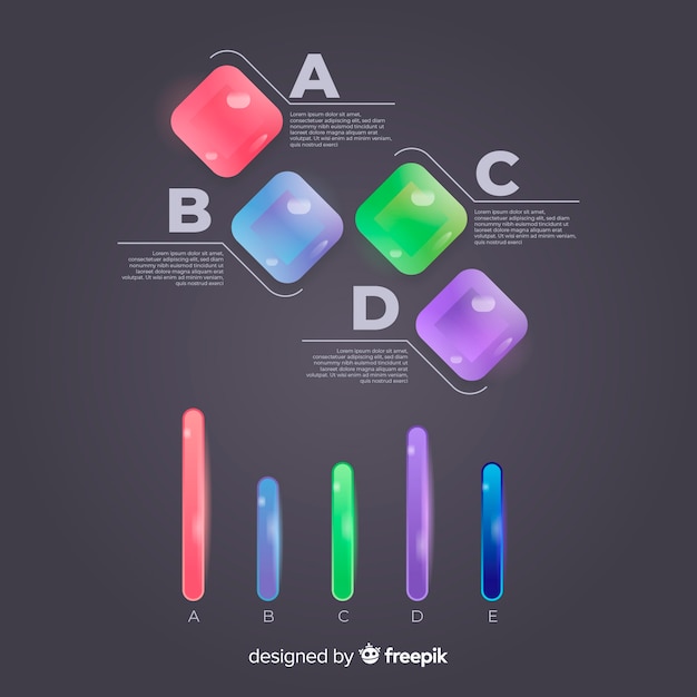 Free Vector infografic element collection