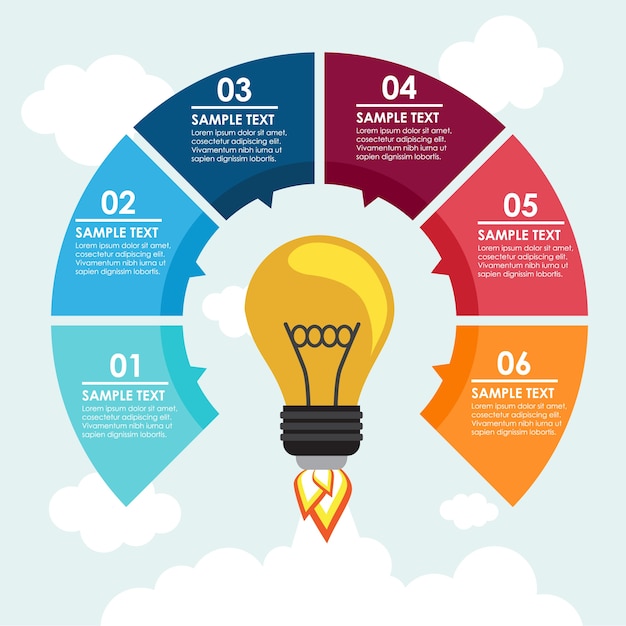 Infographic template design