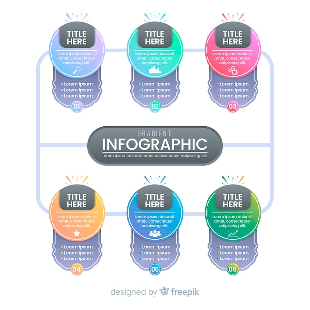 Free Vector infographic