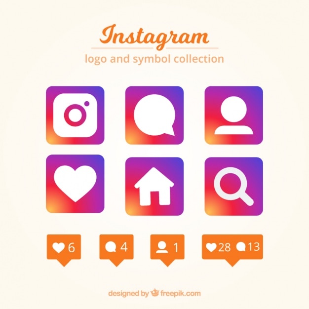 Free Vector instagram logo and symbol collection