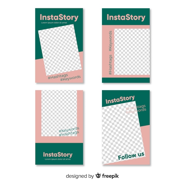 Instagram stories template