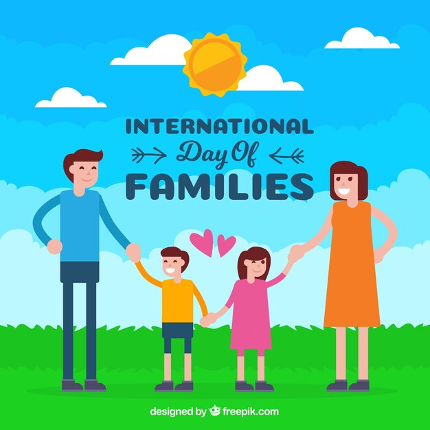 International family day background