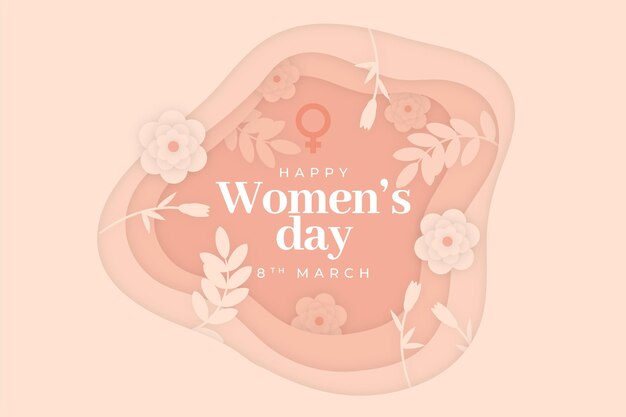 Free Vector international women day event theme