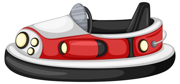 Isolated Bumper car cartoon