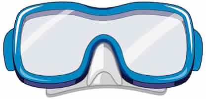 Free vector isolated goggle on white background