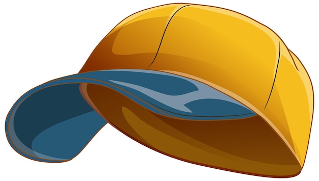 Free Vector isolated yellow cap cartoon