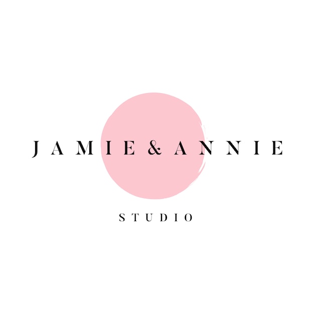 Free Vector jamie and annie studio logo vector