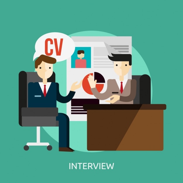 Free Vector job interview background