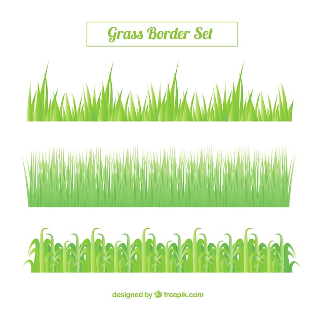 Free Vector kind of grass pack 