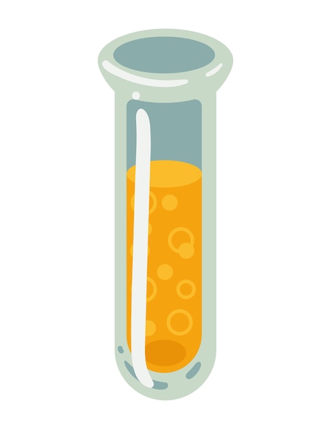 Free Vector laboratory tube test equipment icon