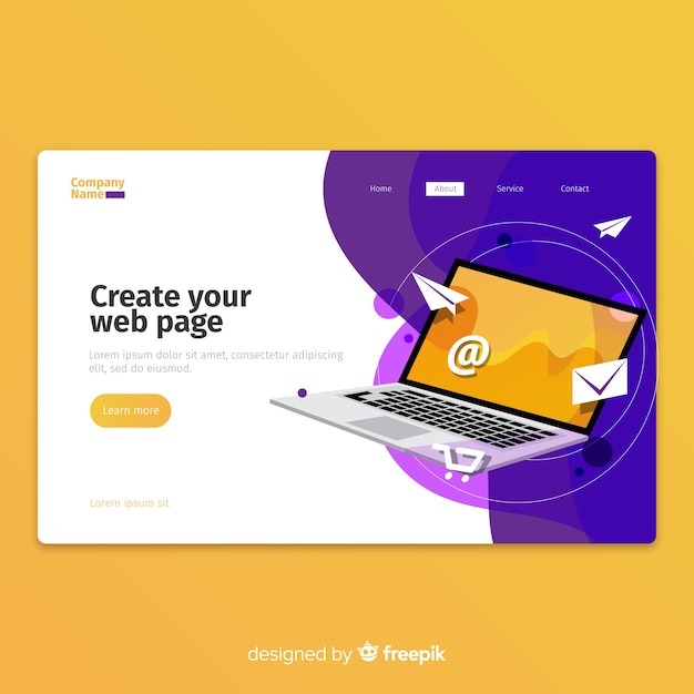 Landing page