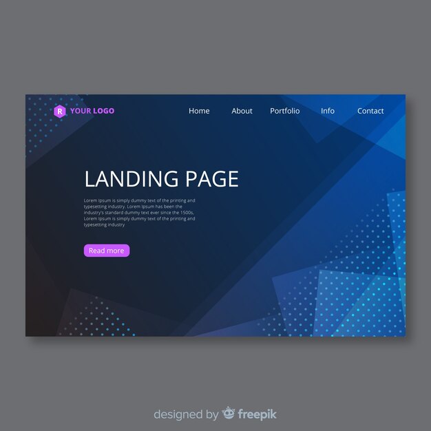 Landing page