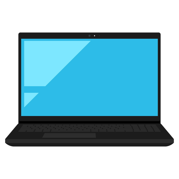 Free Vector laptop coloured