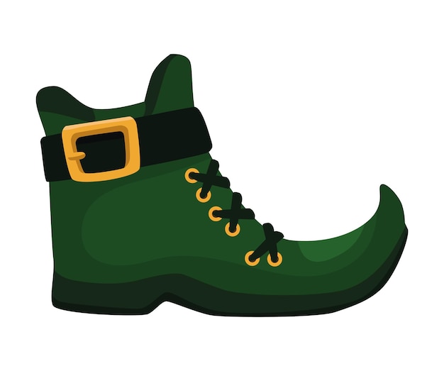 Free Vector leprechaun shoe boot accessory icon