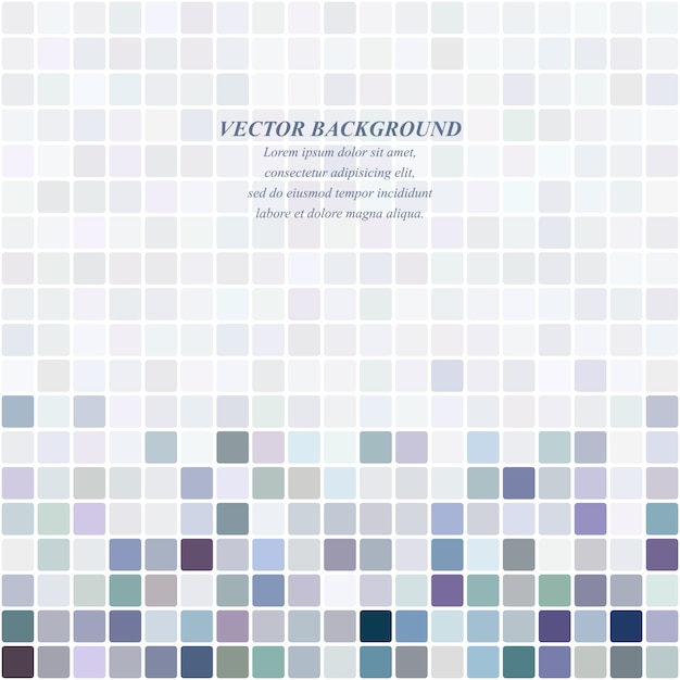 Free Vector light colors mosaic vector background