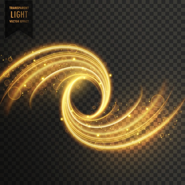 Free Vector light effect with spiral