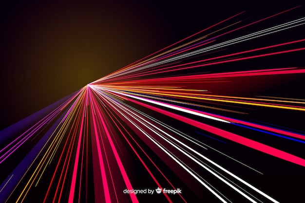 Free Vector light trail background