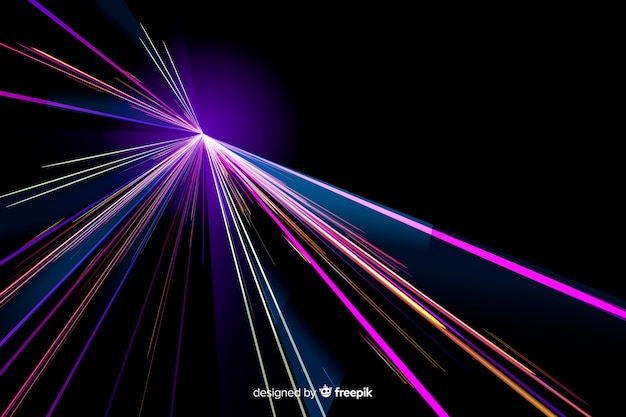 Free Vector light trail background