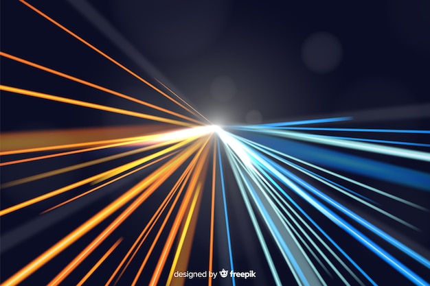 Free Vector light trail background