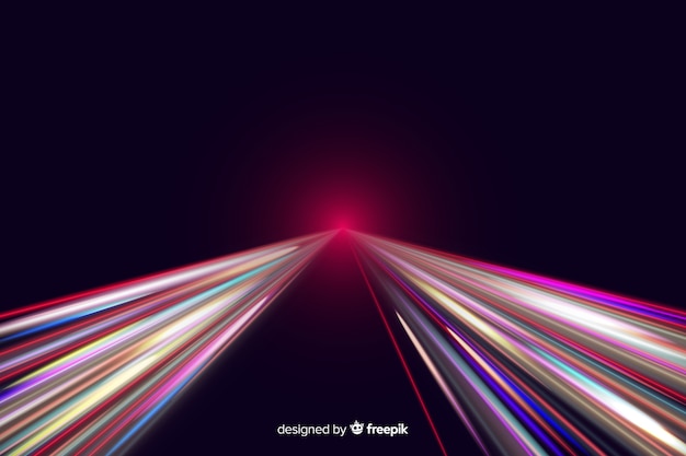 Free Vector light trail background